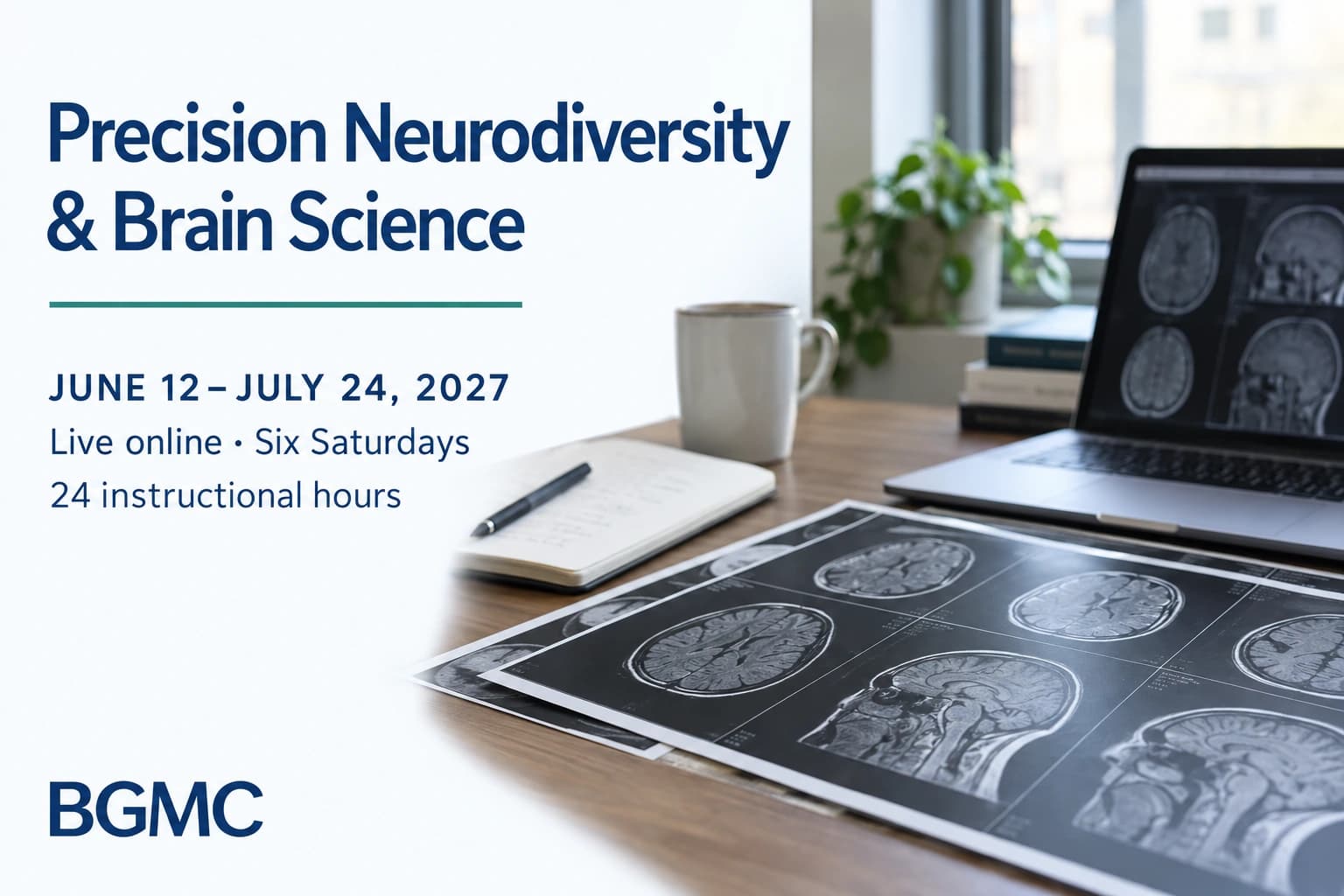 Precision Neurodiversity & Brain Science — June 12 – July 24, 2027 (event poster)